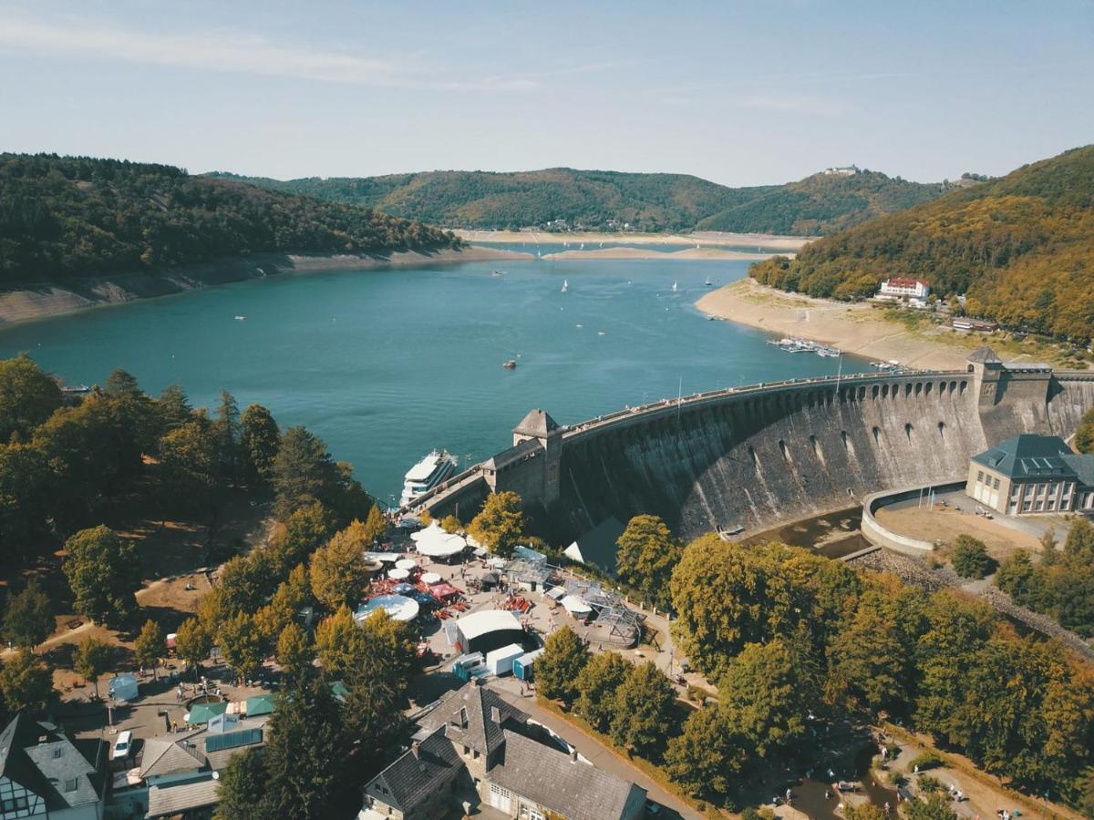 Ferienhaus Schoene Aussicht Ferienwohnung Blau Hemfurth-Edersee ภายนอก รูปภาพ